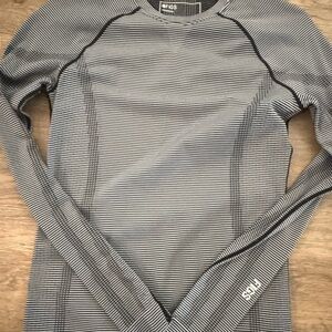 HUGO Striped Long Sleeve Top